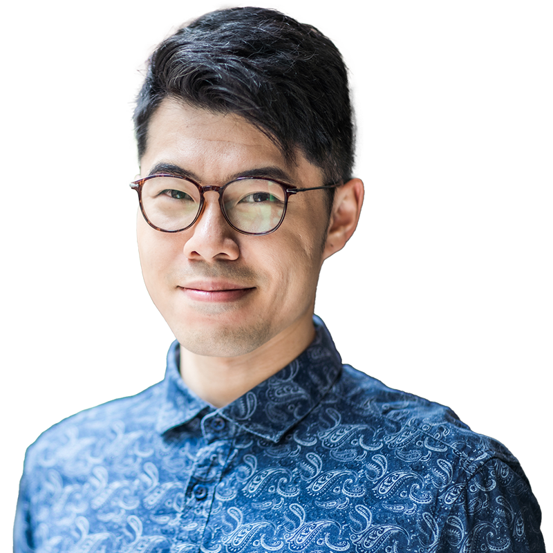 man smiling at camera