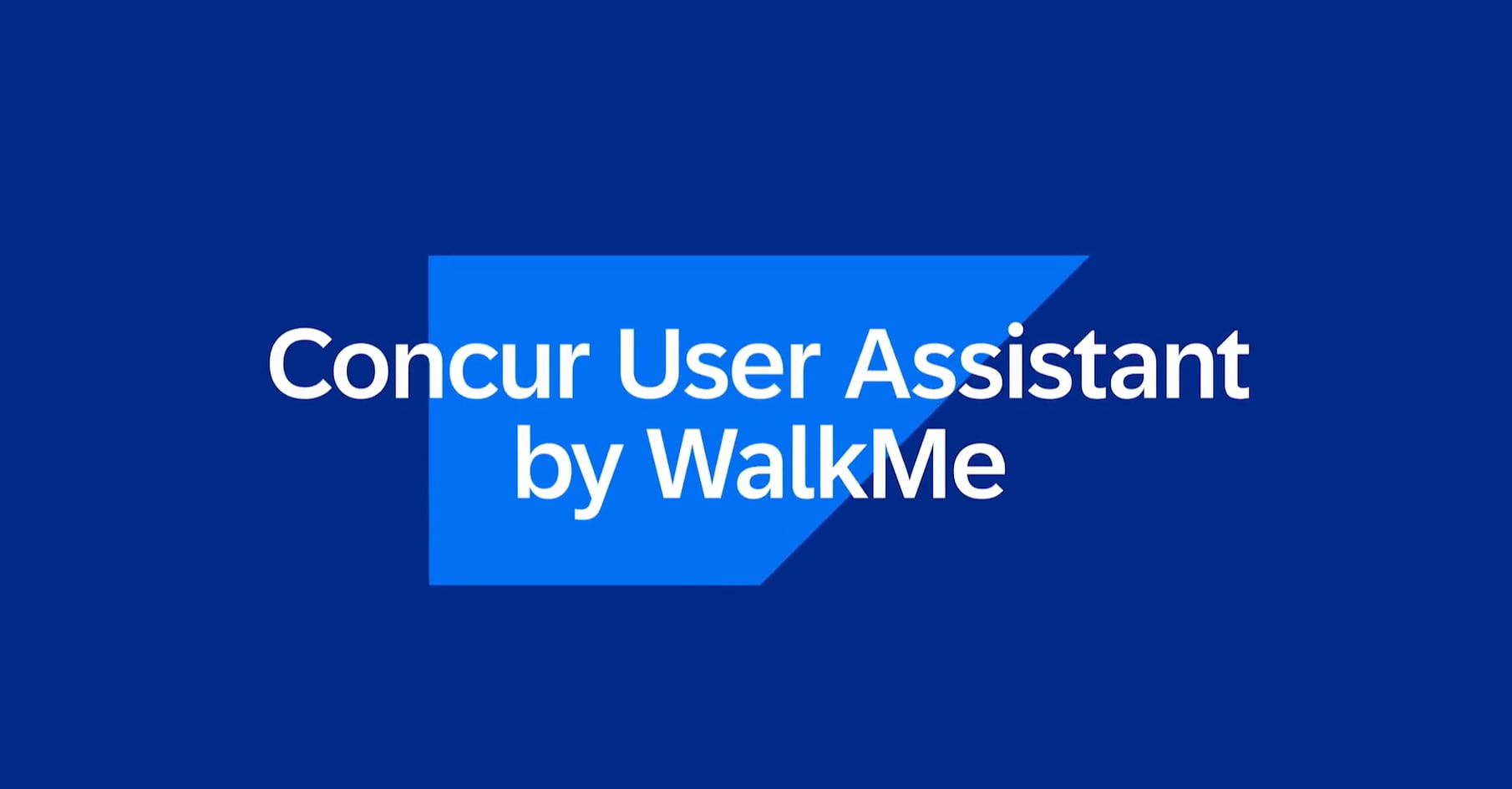 <span>WalkMe for SAP Concur solutions</span>

