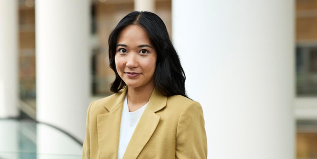 businesswoman smiling