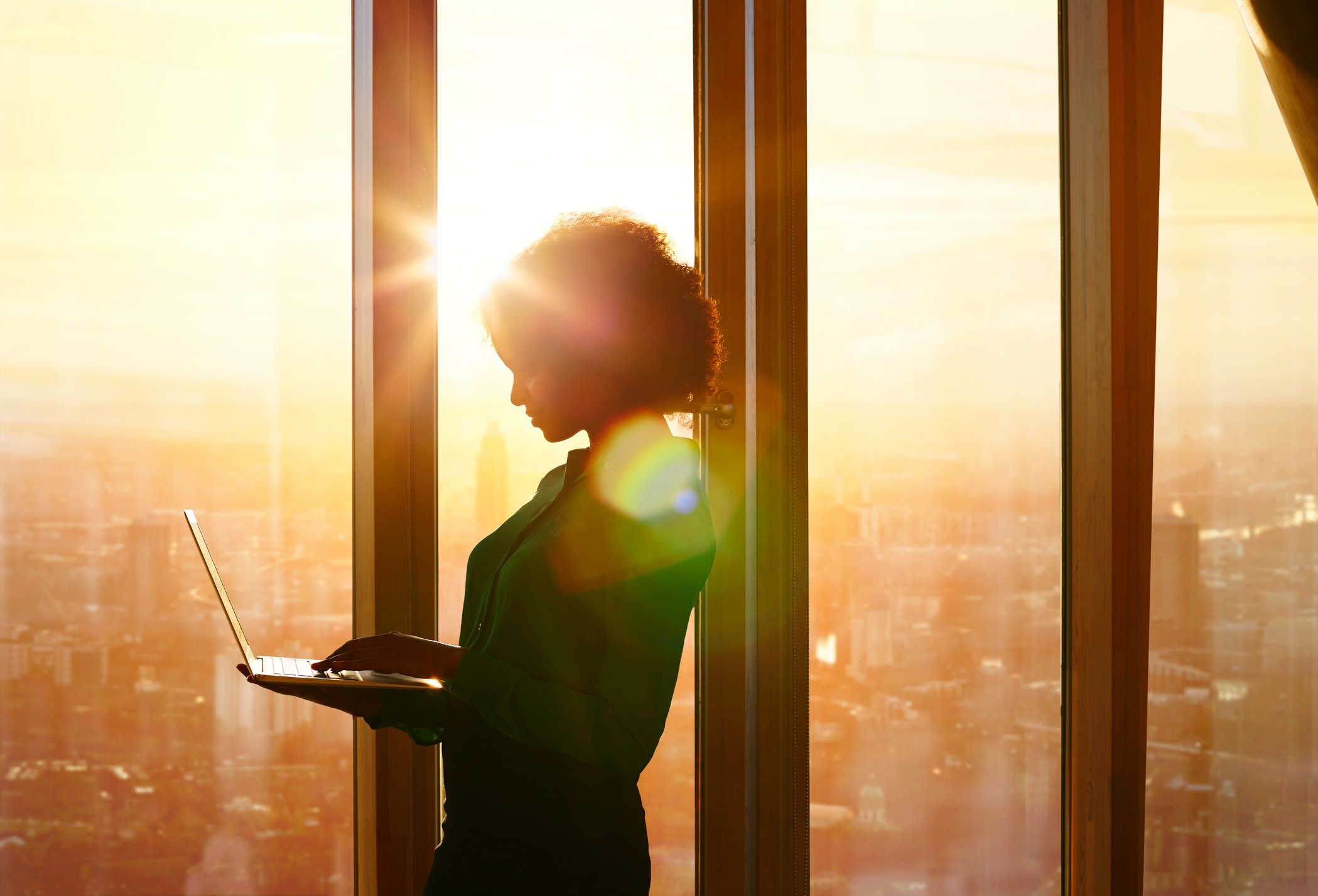 woman on laptop