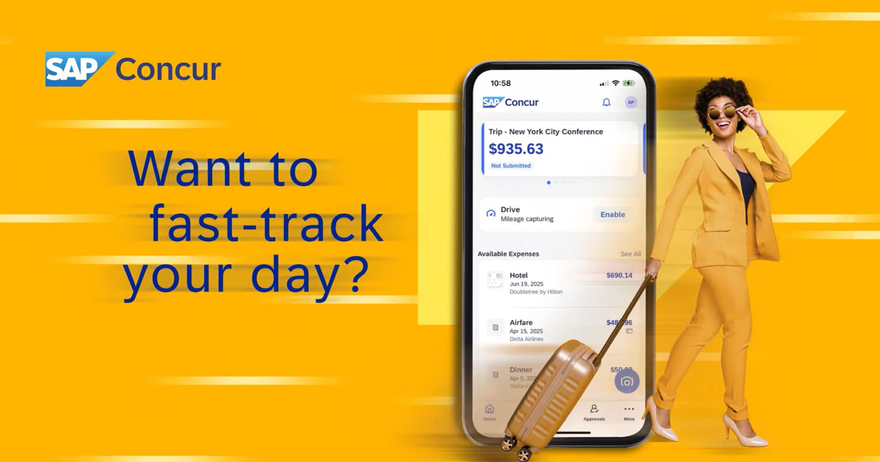 fast track travel and expense