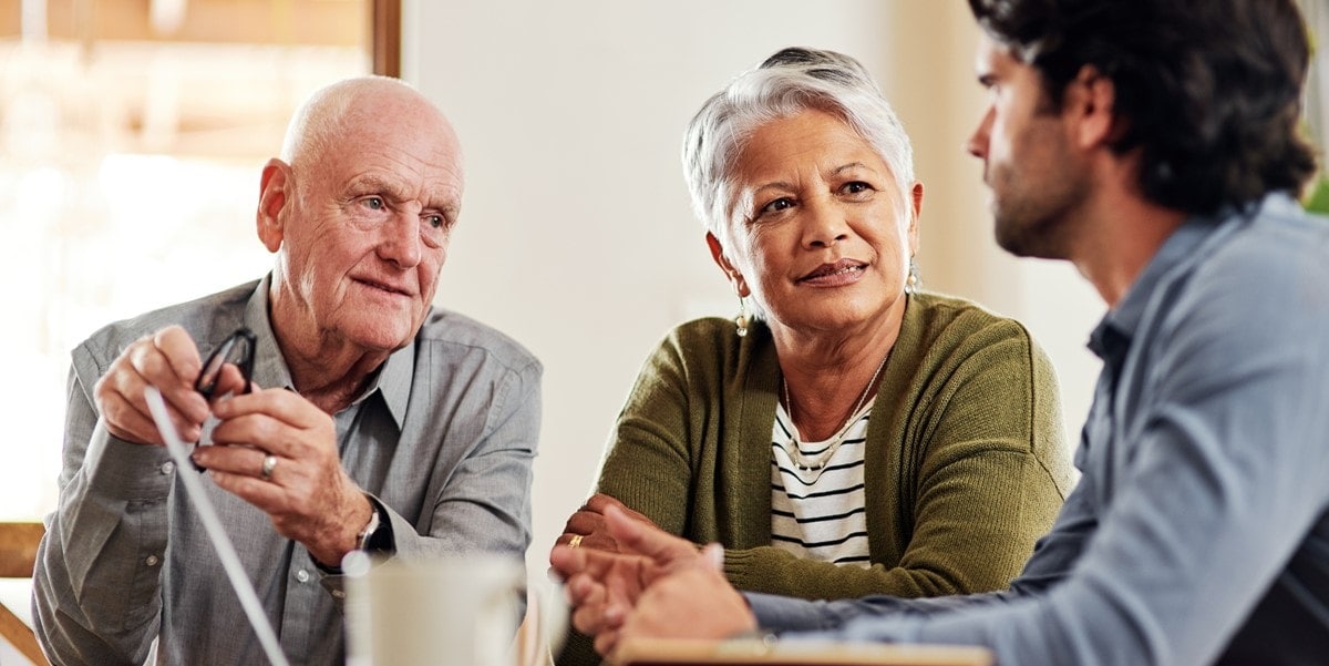 group of people in a meeting