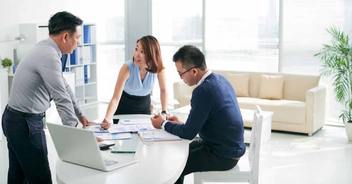 business people collaborating