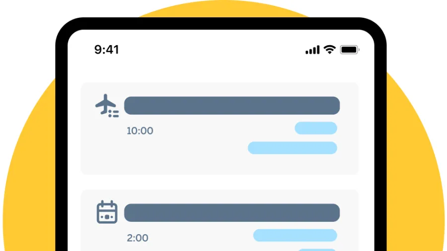 concur travel screenshot
