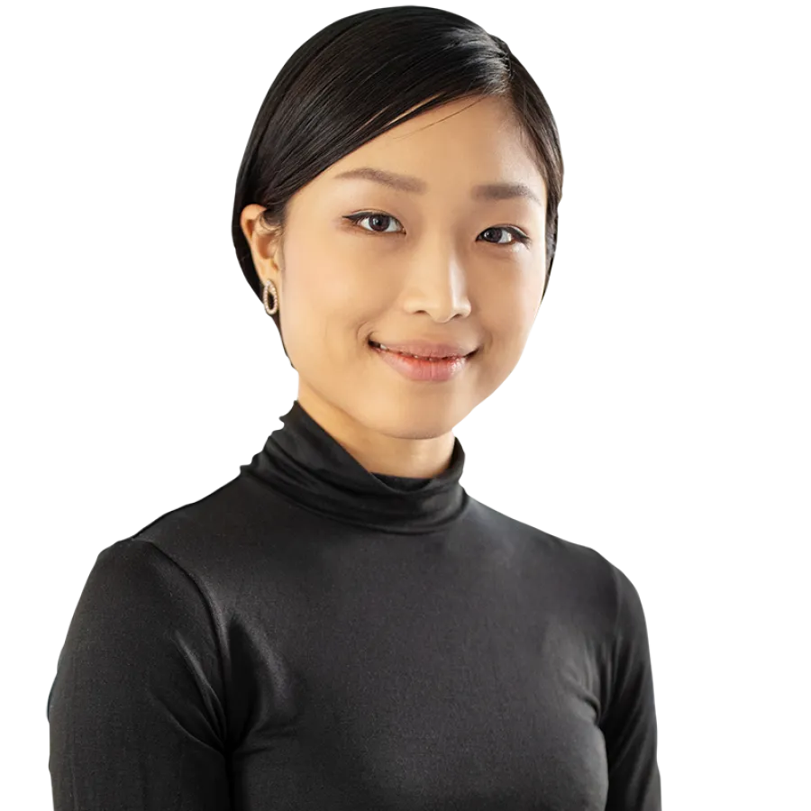woman smiling