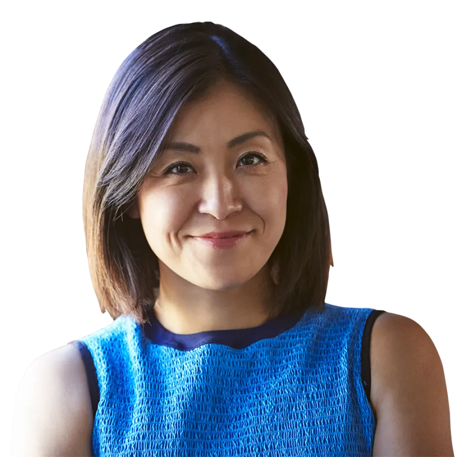 woman smiling