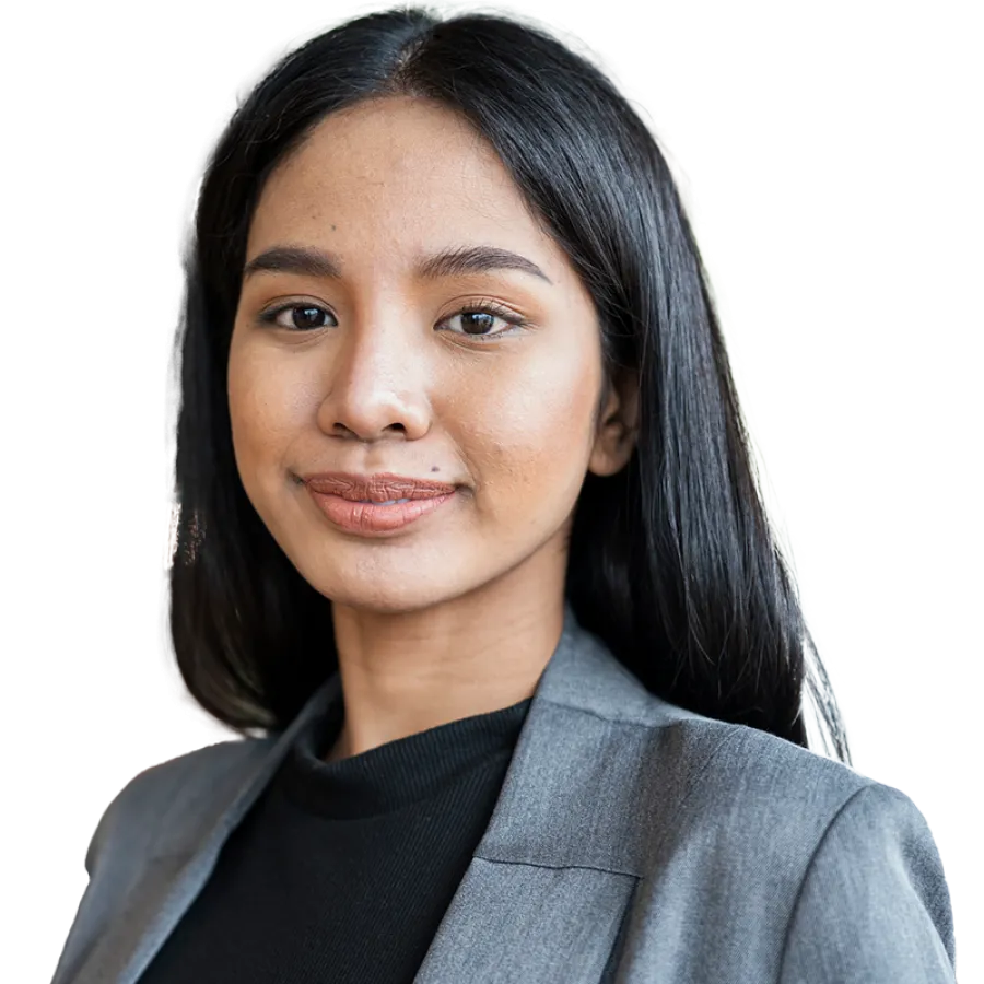 woman smiling
