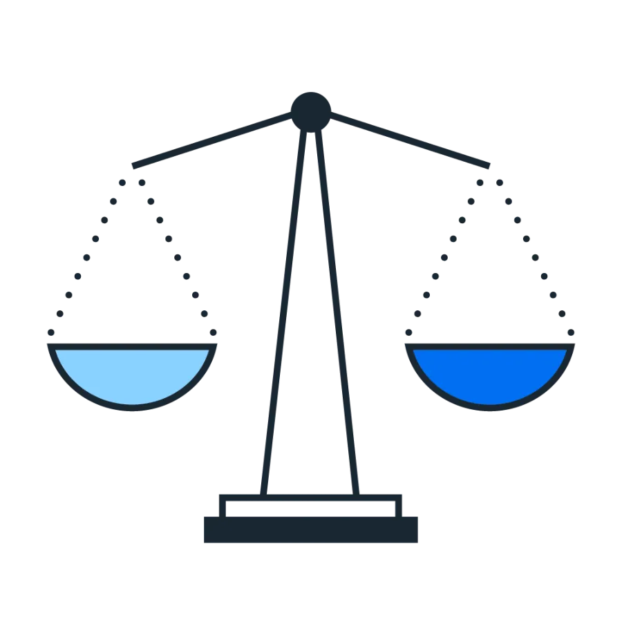 Legal scales pictogram