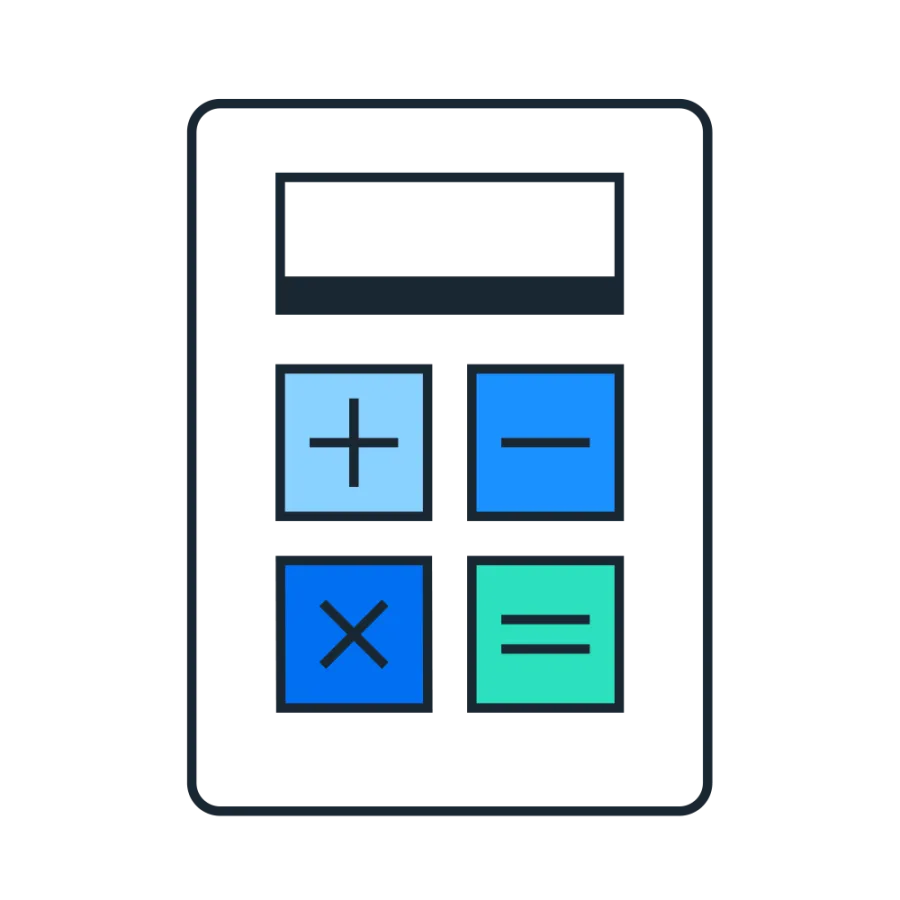 Calculator pictogram