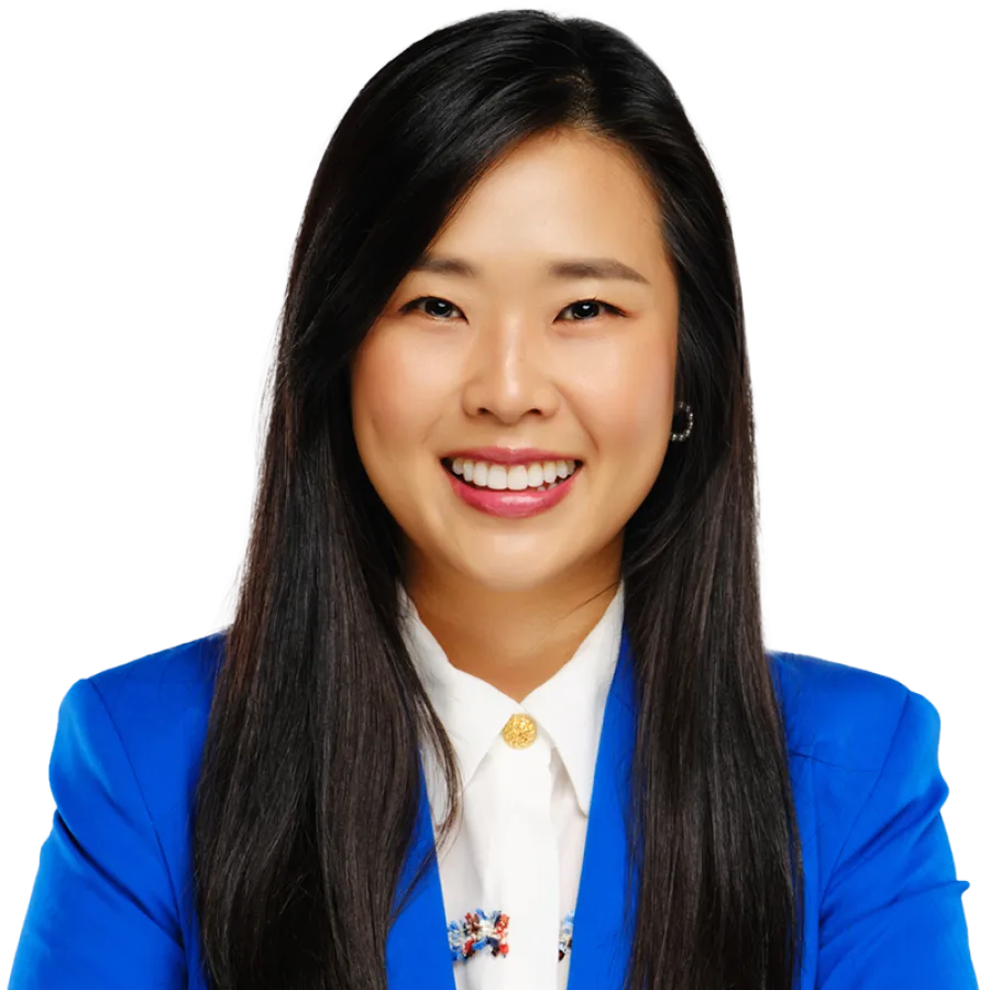 woman smiling