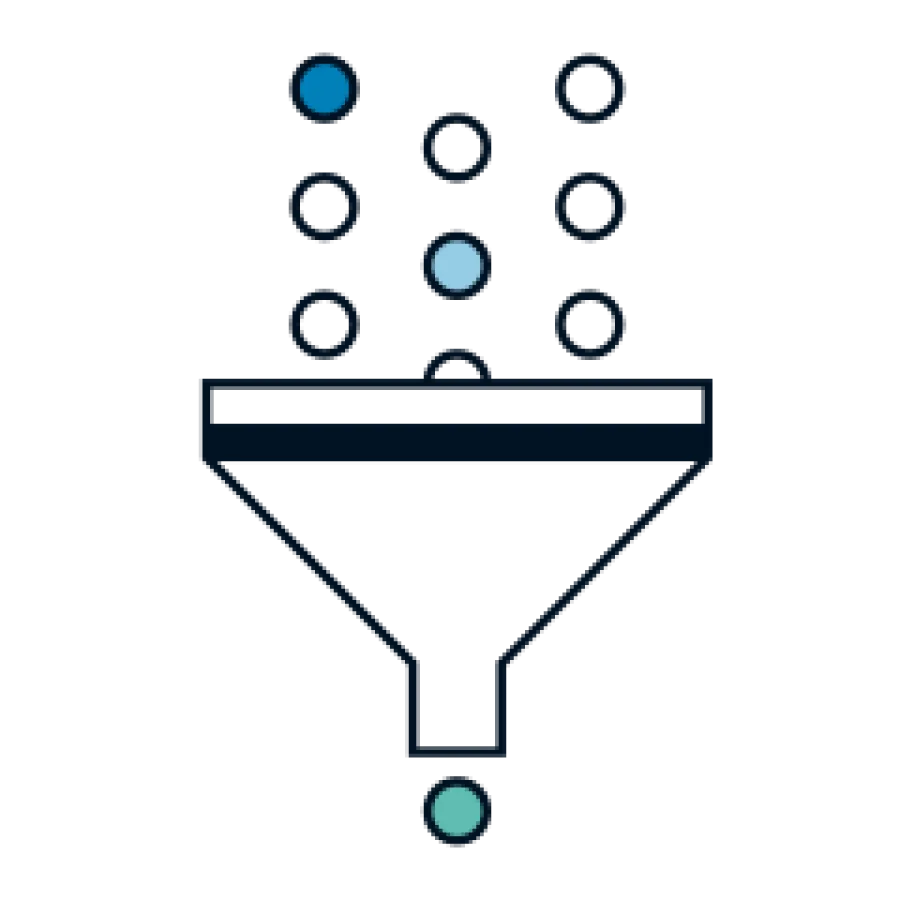 graphic of funnel