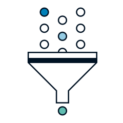 graphic of funnel