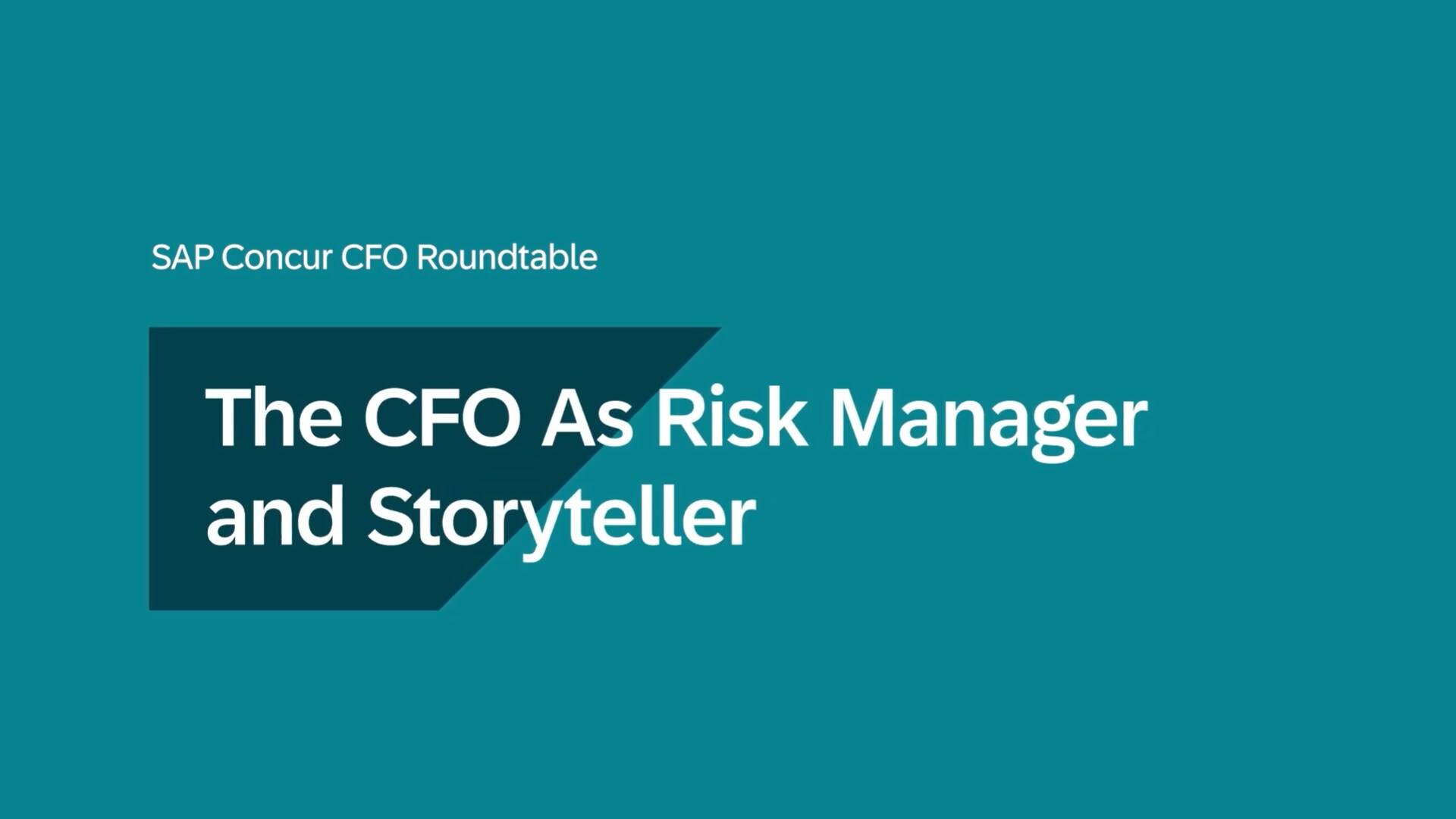 <span>The Role of CFO: Risk Manager and Storyteller</span>
